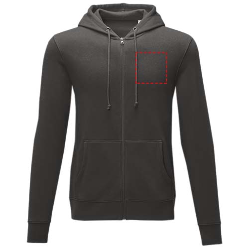Charon Herren Kapuzenpullover mit Reißverschluss