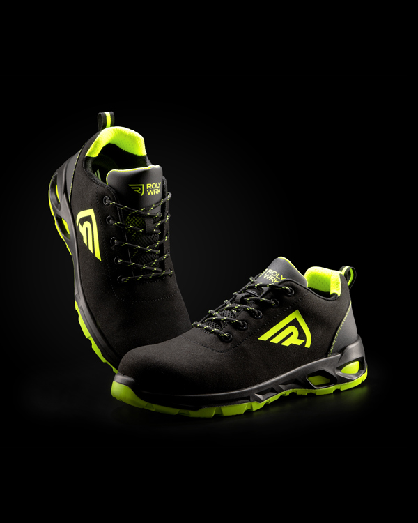 ARBEITSSCHUHE CERYSON S/40 BLACK/FLUOR YELLOW