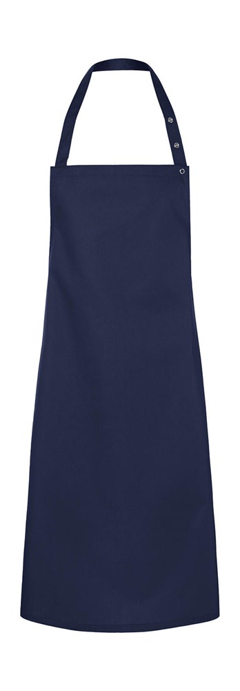 Bib Apron Press Stud Santorini - Dark Blue
