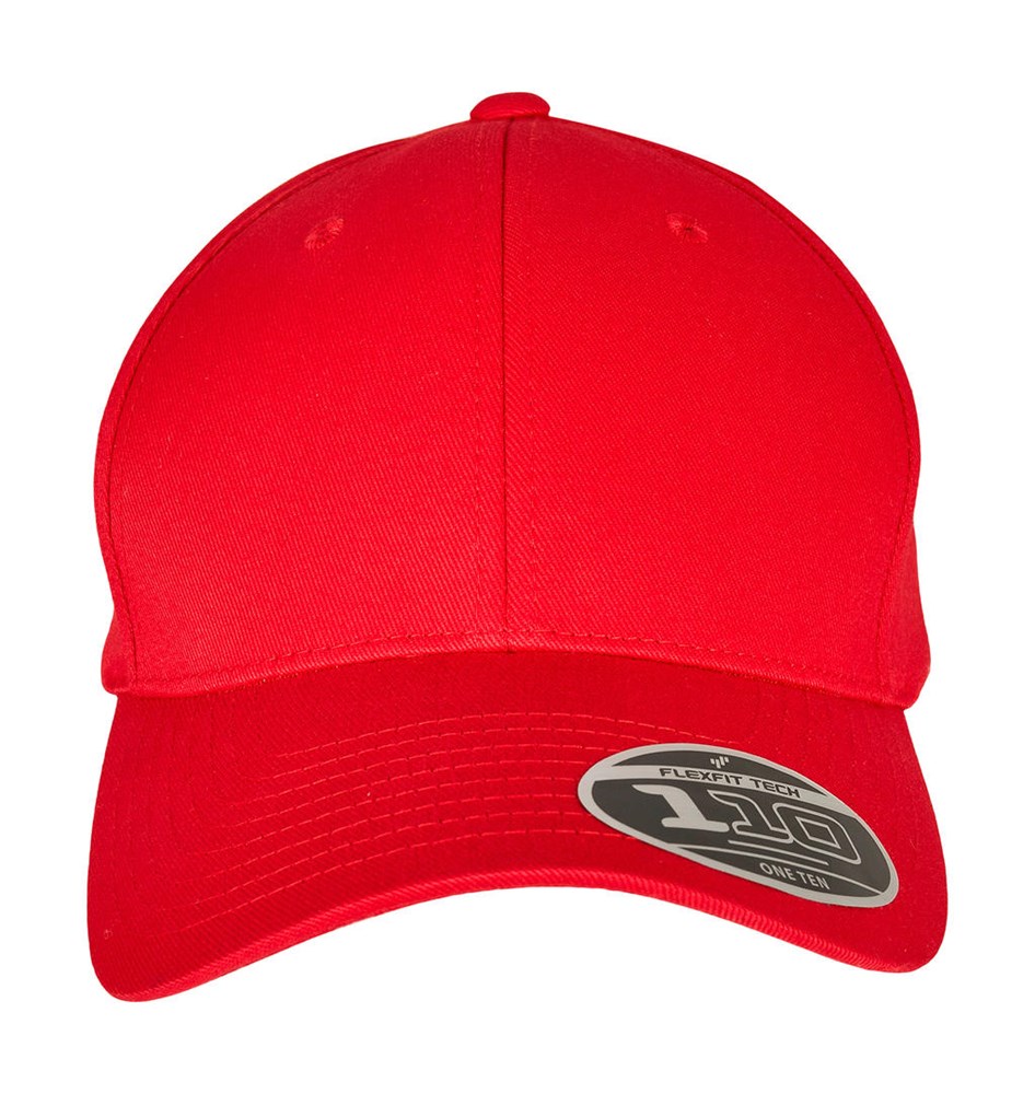 110 Curved Visor Snapback - Red