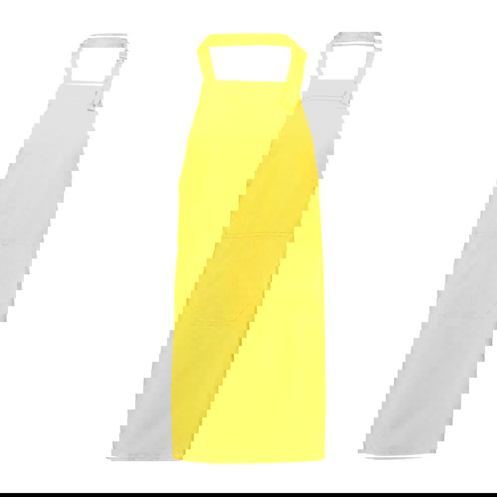 Latzschürze 75x85 cm - Gelb (PMS 101c) / Gelb