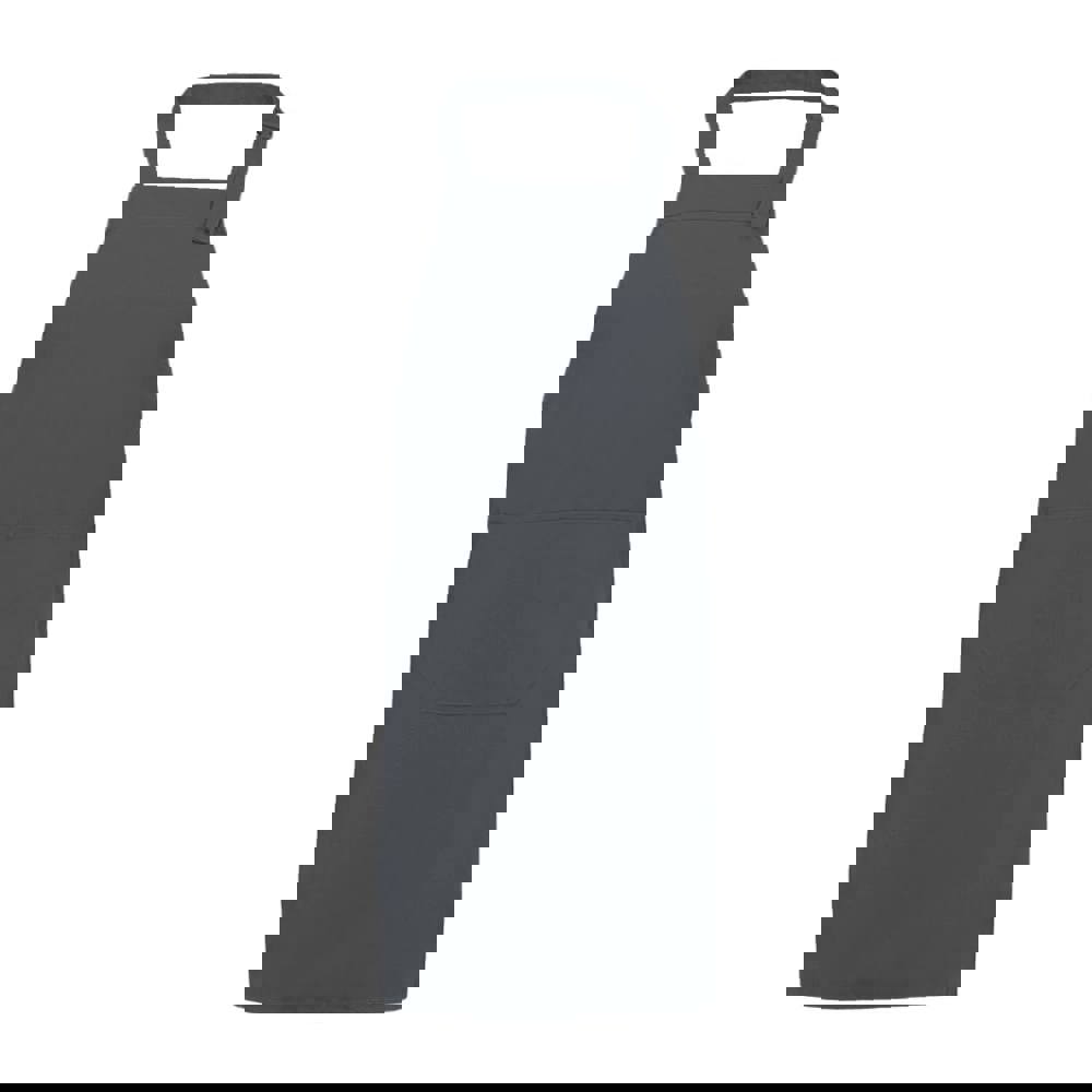 Latzschürze 75x85 cm - Dunkelgrau (PMS Cool Gray 11c) / Dunkelgrau