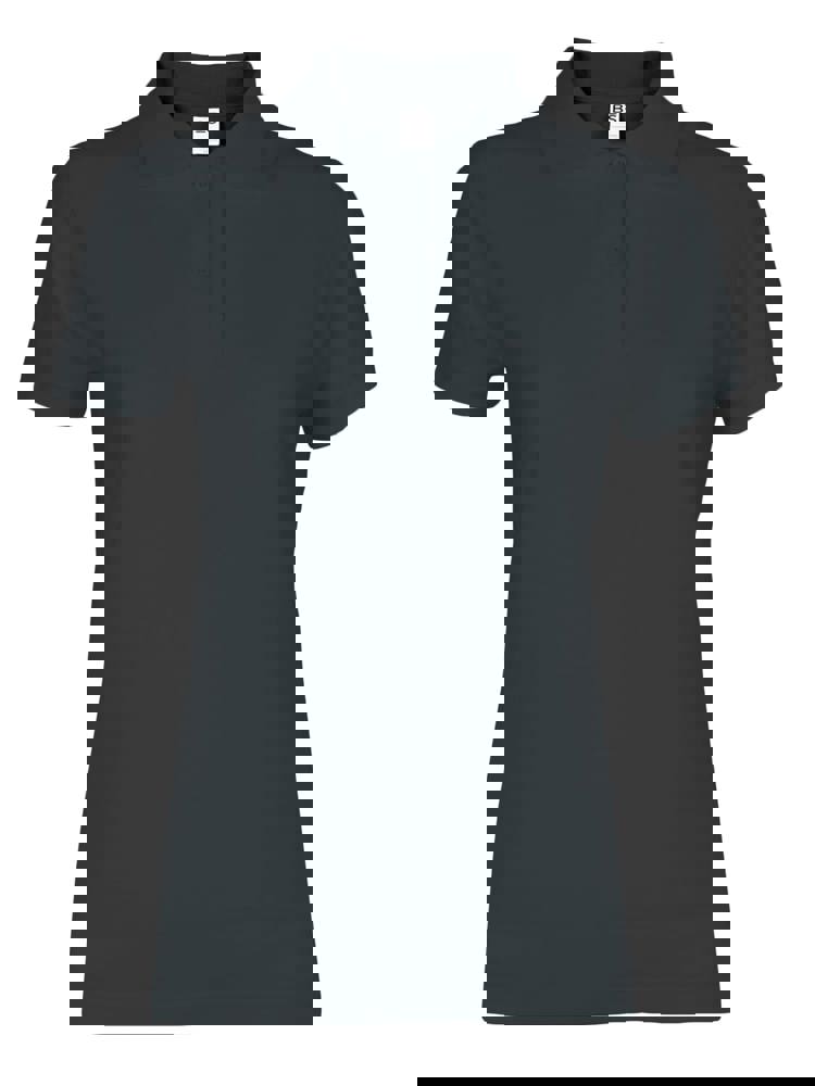 BS Evolution Damenpolo, 180 g/m2, 100 % Baumwolle - Dunkelgrau (PMS 7540C)