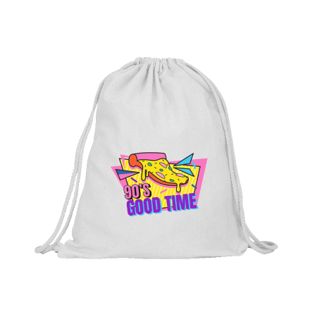 ADARE Baumwoll Rucksack farbig, 140 gr/m² - weiss