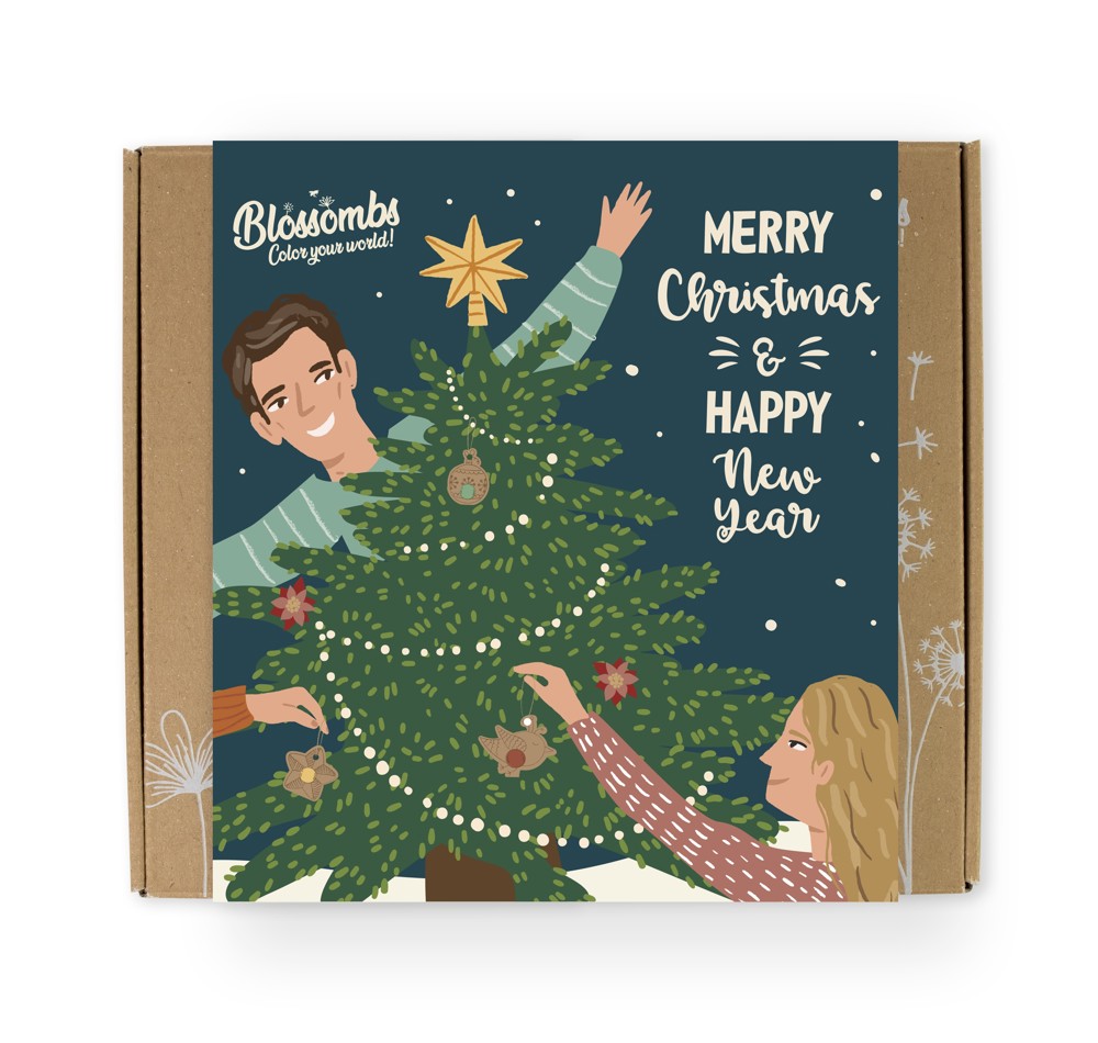 Blossombs Blumenbombe -  Geschenkkarton 9-teilig