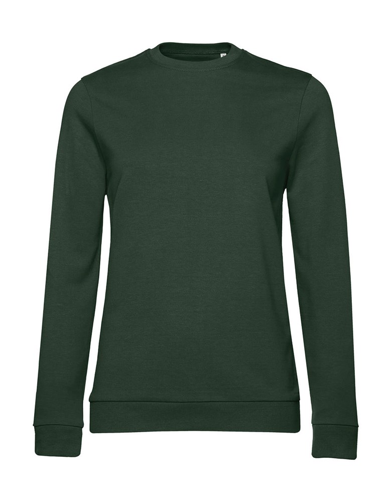 #Set In /women French Terry - Forest Green