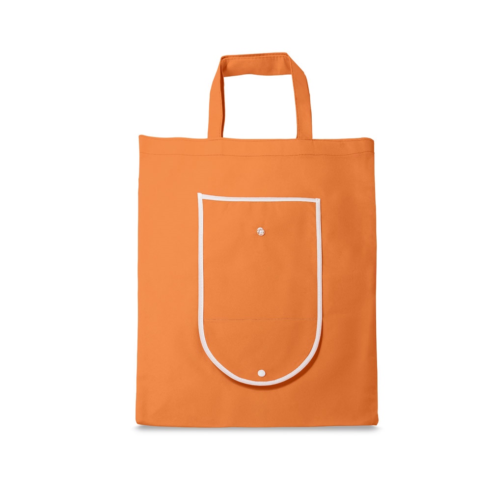 ARLON. Faltbare Einkaufstasche aus Non-woven (80 g/m²) - orange