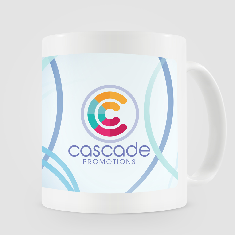 355 ml SimpliColour Keramiktasse - Weiß (#FFFFFF)