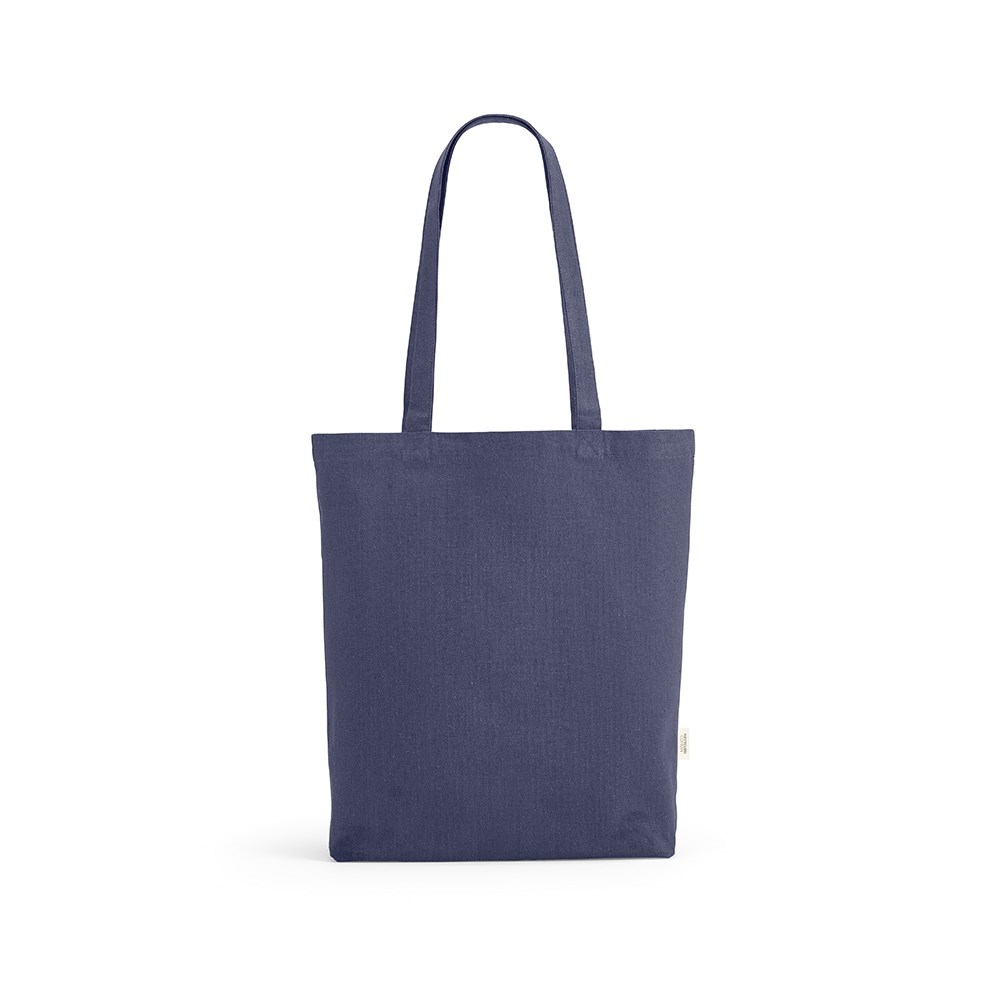 Annapurne Einkaufstasche recy.Baumwolle (180 g/m²). Mit Bodenfalte - Marineblau