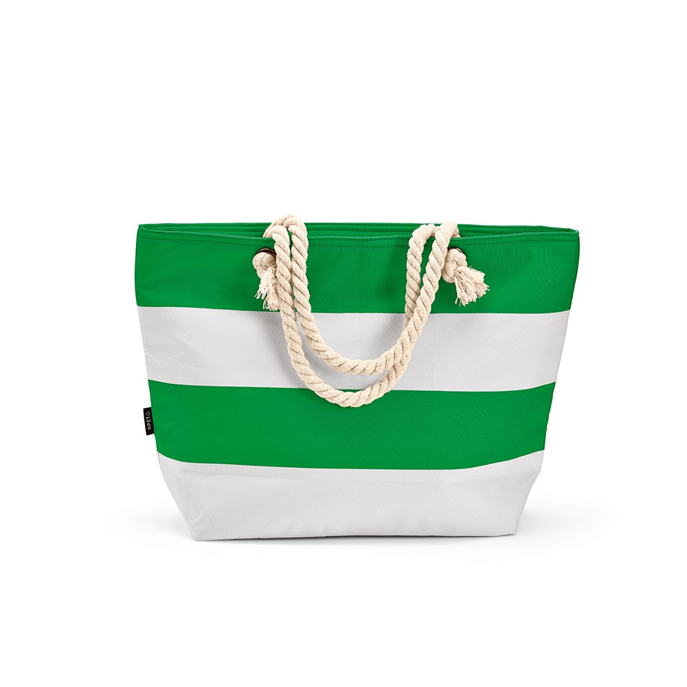 Athens 15L Kühltasche, rPET. Tasche und Tragegriffen aus recy.Baumwolle - Grün