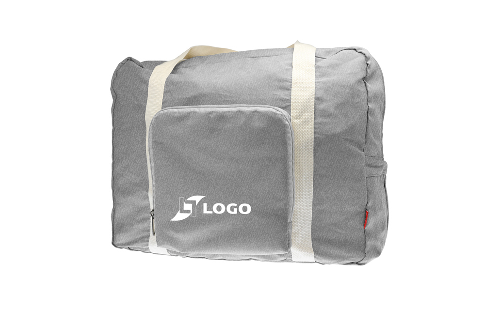 Faltbare Reisetasche 'Tenerife', meliertes Grau RPET