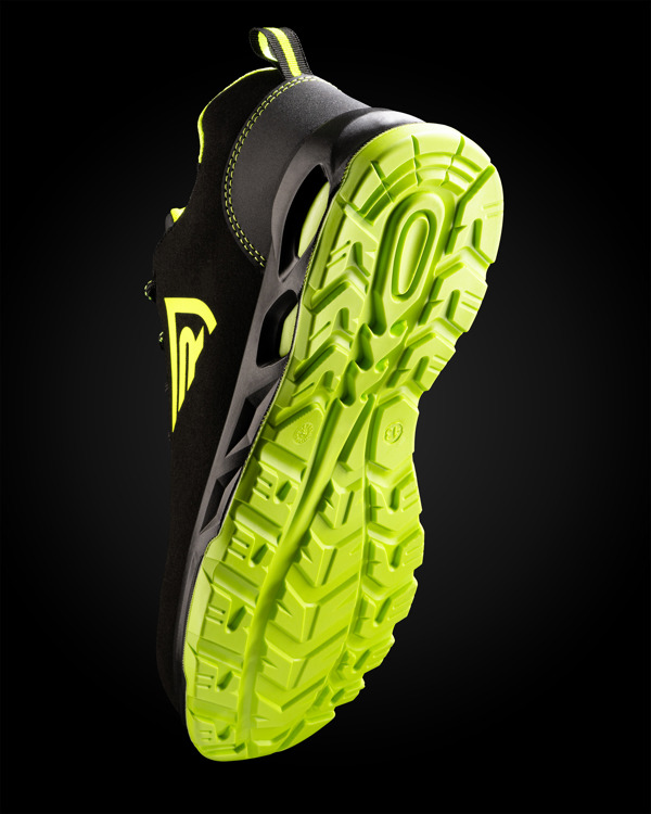 ARBEITSSCHUHE CERYSON S/40 BLACK/FLUOR YELLOW