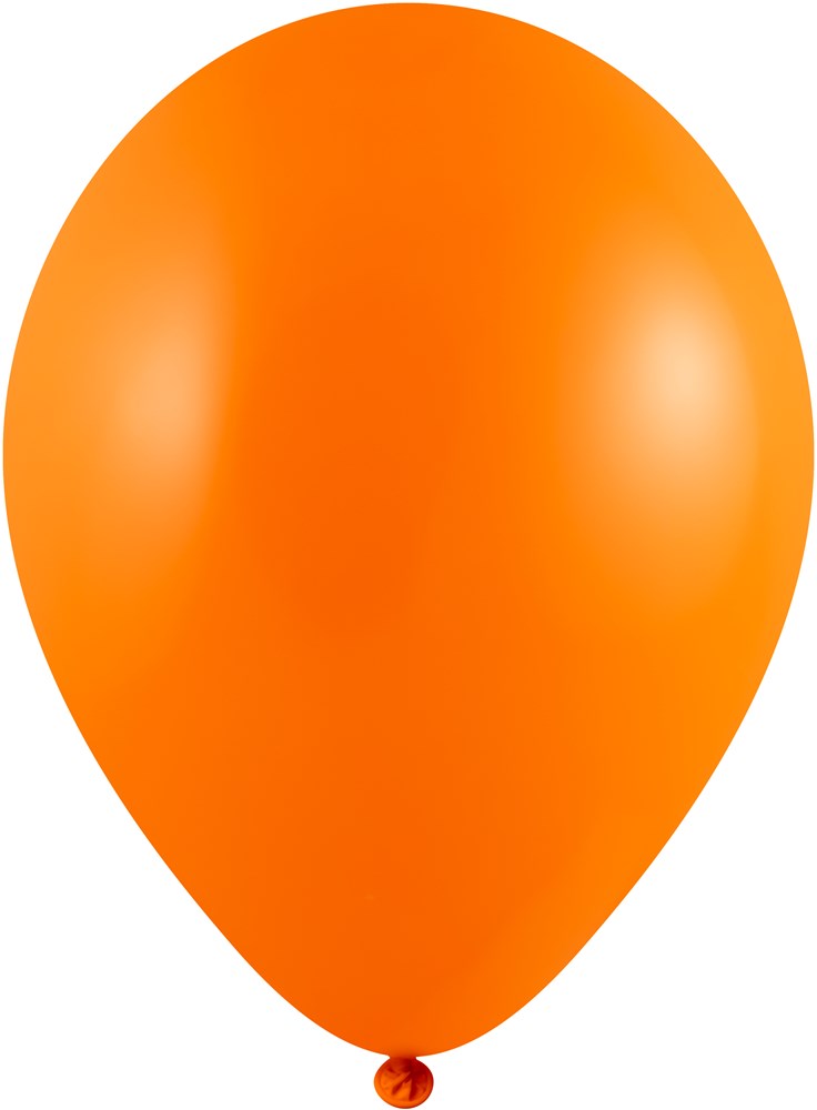 Ballons ohne Druck 85/95 cm - Ø 33 cm - 11 inch - Orange(1120) Pastel (± PMS 1585)