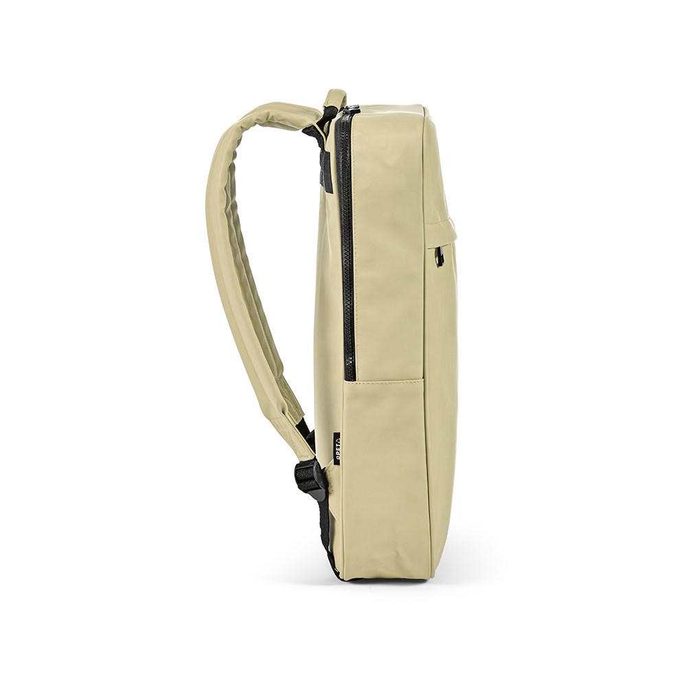 Amsterdam 16L Rucksack aus rPU uns rPET. Laptops bis 17" - Beige