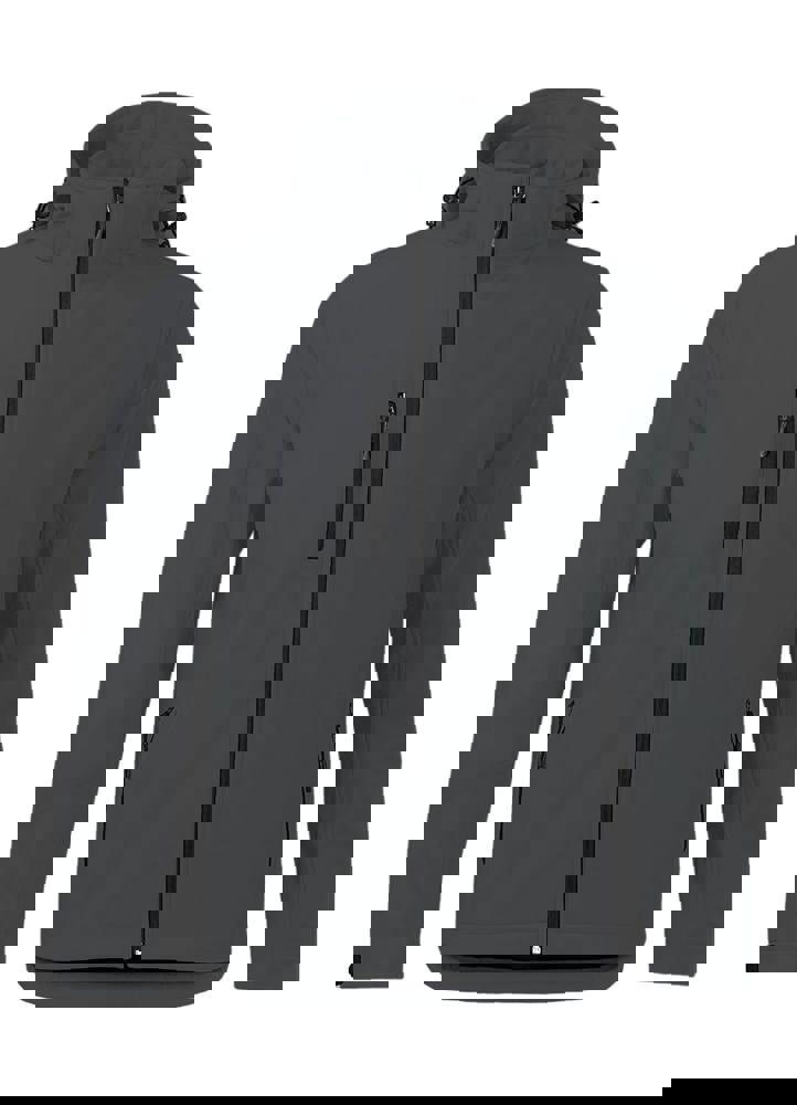 BS Storm Softshell-Jacke, 340 g/m2, 96 % Polyester / 4 % Elastan - Dunkelgrau (PMS 7540C)