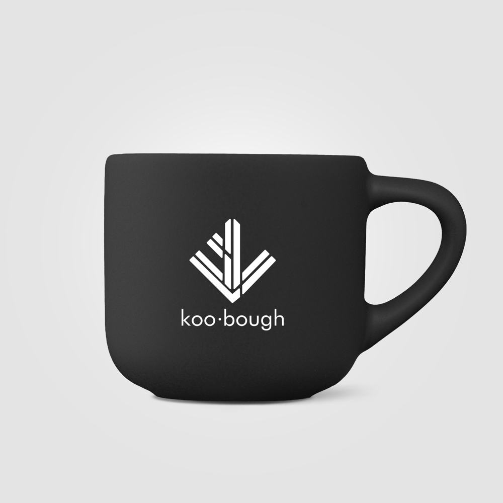 Alba Espresso-Keramiktasse mit mattem Finish - 90 ml - Schwarz (#2D2926)