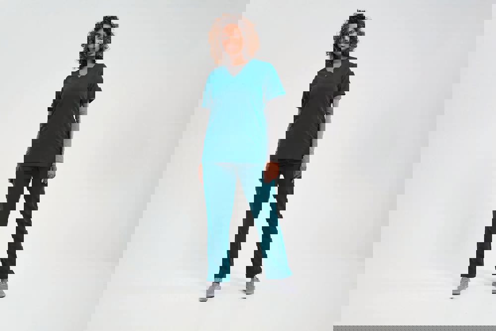 NN310 - Tunika mit Stretchanteil und kurzen Ärmeln, Damen