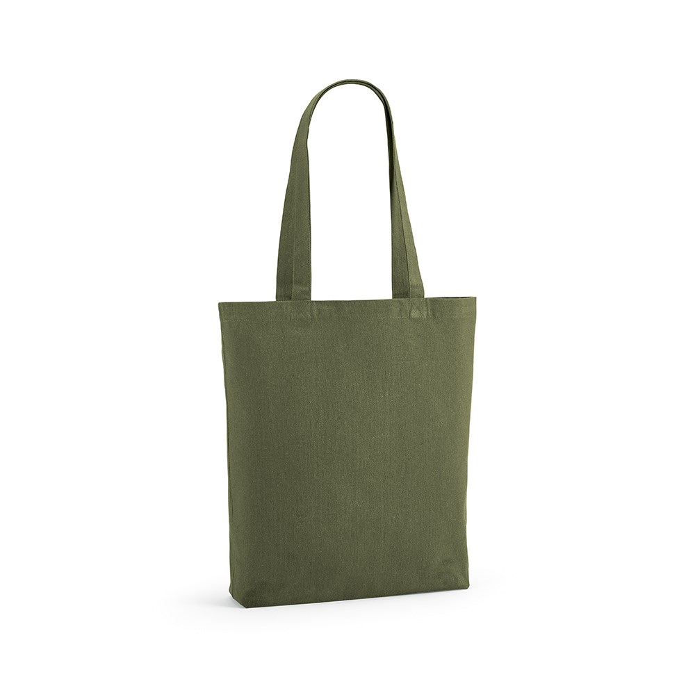 Annapurne Einkaufstasche recy.Baumwolle (180 g/m²). Mit Bodenfalte - Armeegrün
