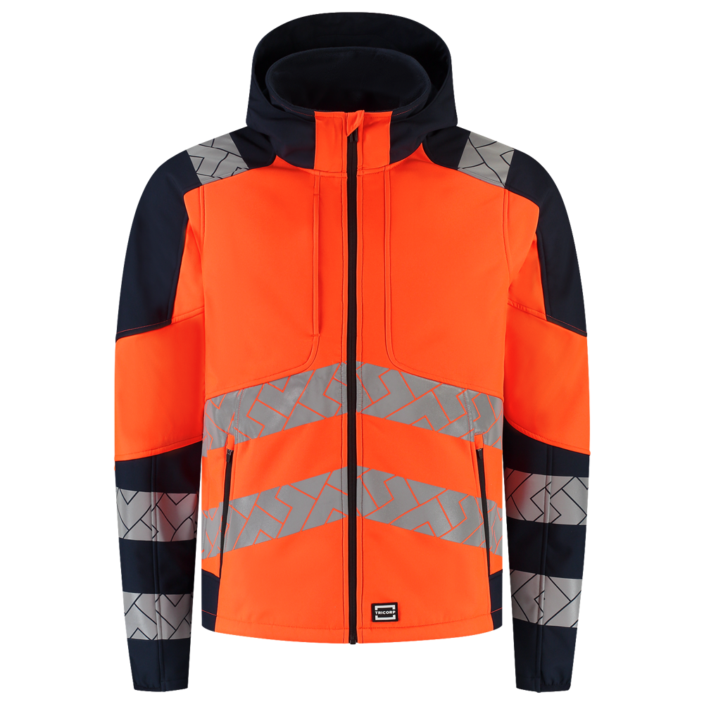 Softshelljacke Kapuze High Vis Redefined