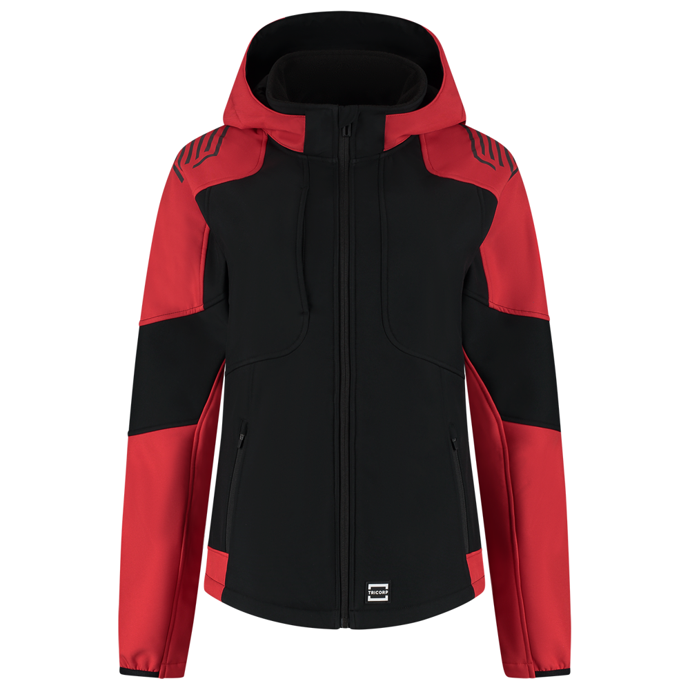 Softshelljacke Kapuze Bicolor Redefined Damen