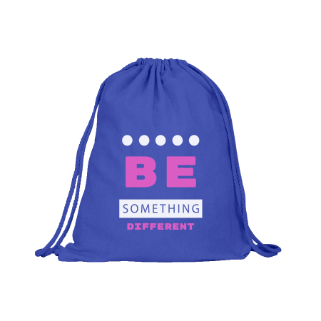 ADARE Baumwoll Rucksack farbig, 140 gr/m² - dunkel blau