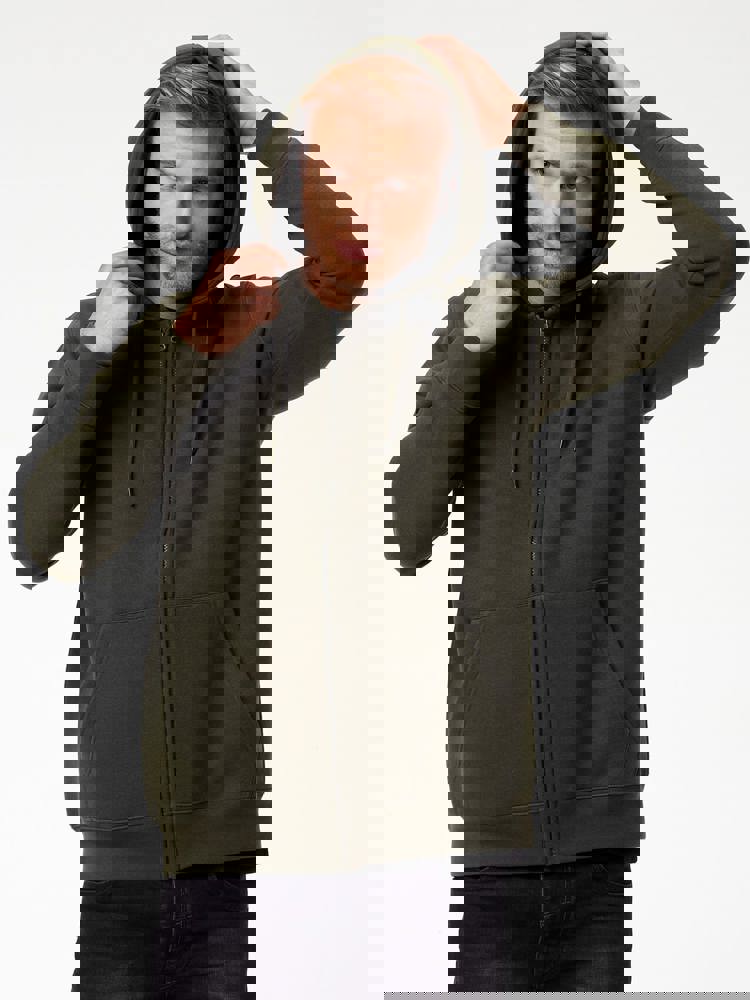 BS Vega Hoodie mit durchgehendem Reißverschluss, 280 gr/m²