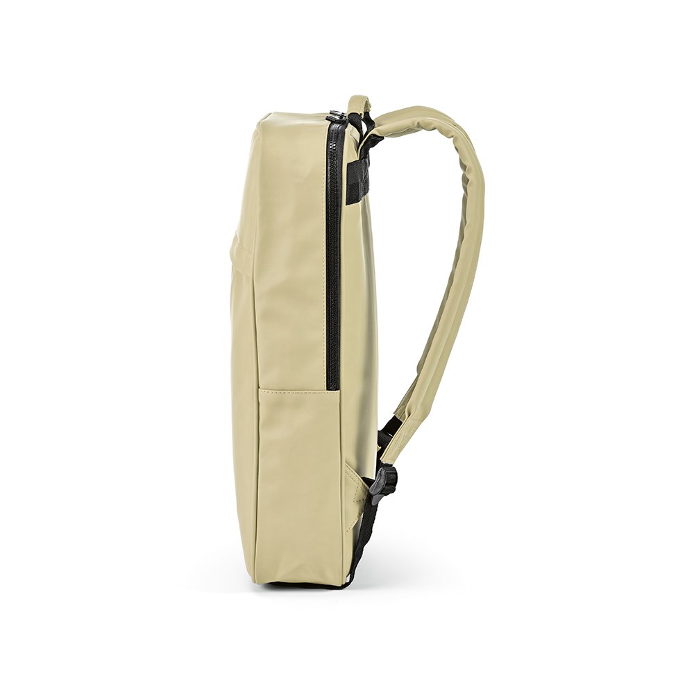 Amsterdam 16L Rucksack aus rPU uns rPET. Laptops bis 17" - Beige
