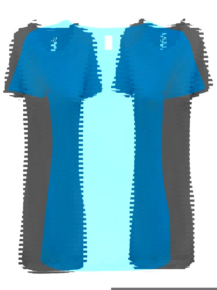 BS Evolution Damen-T-Shirt, 150 g/m2, 100 % Bio-Baumwolle - Turquoise