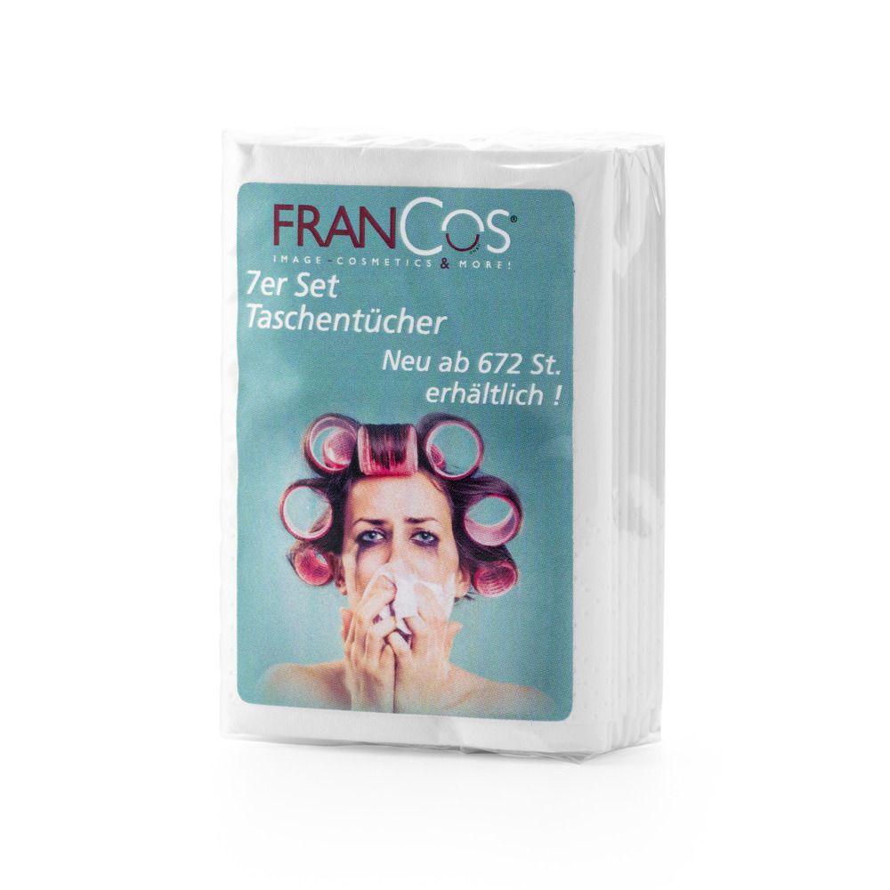 Taschentücher mit einem Etikett  7er Set/ 10er Set