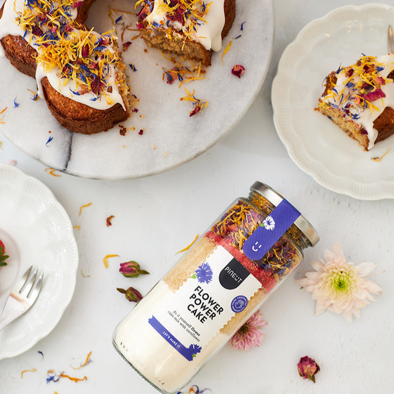 Kuchen | Glas | Flower Power Kuchen