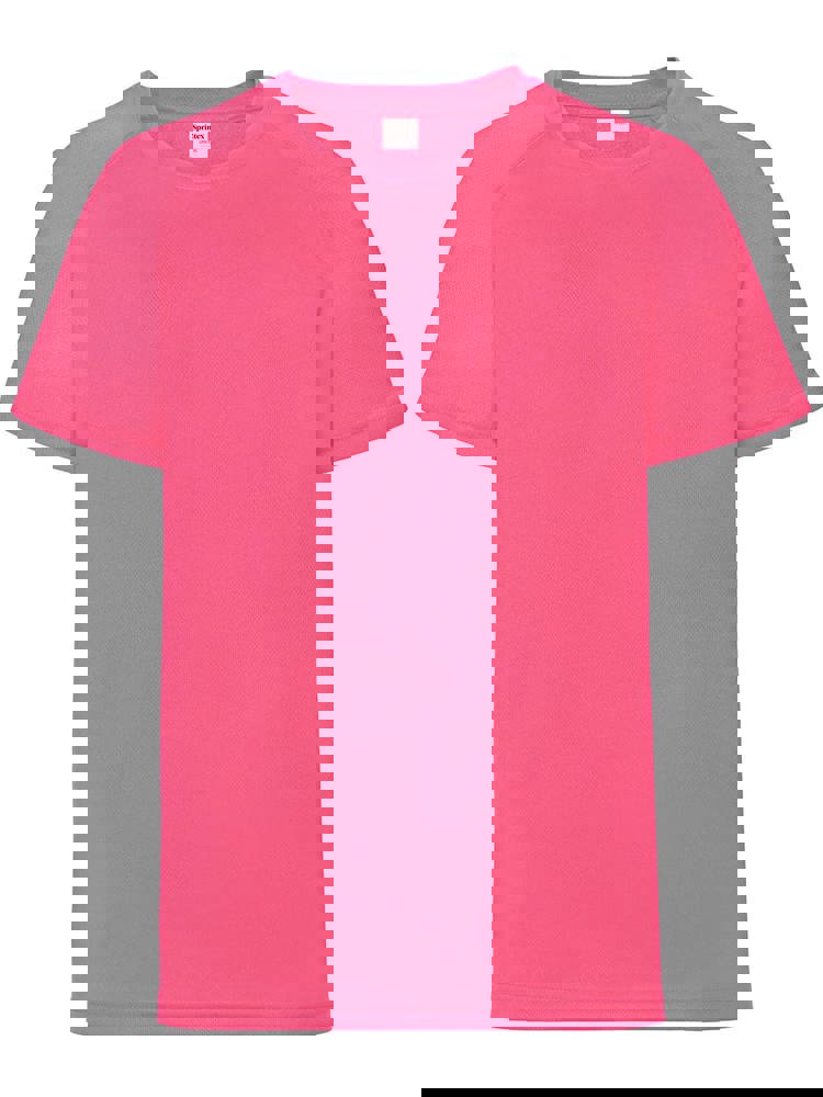 SP Run Kinder-Sportshirt, 140 g/m2, 100 % Polyester - Pink Fluo