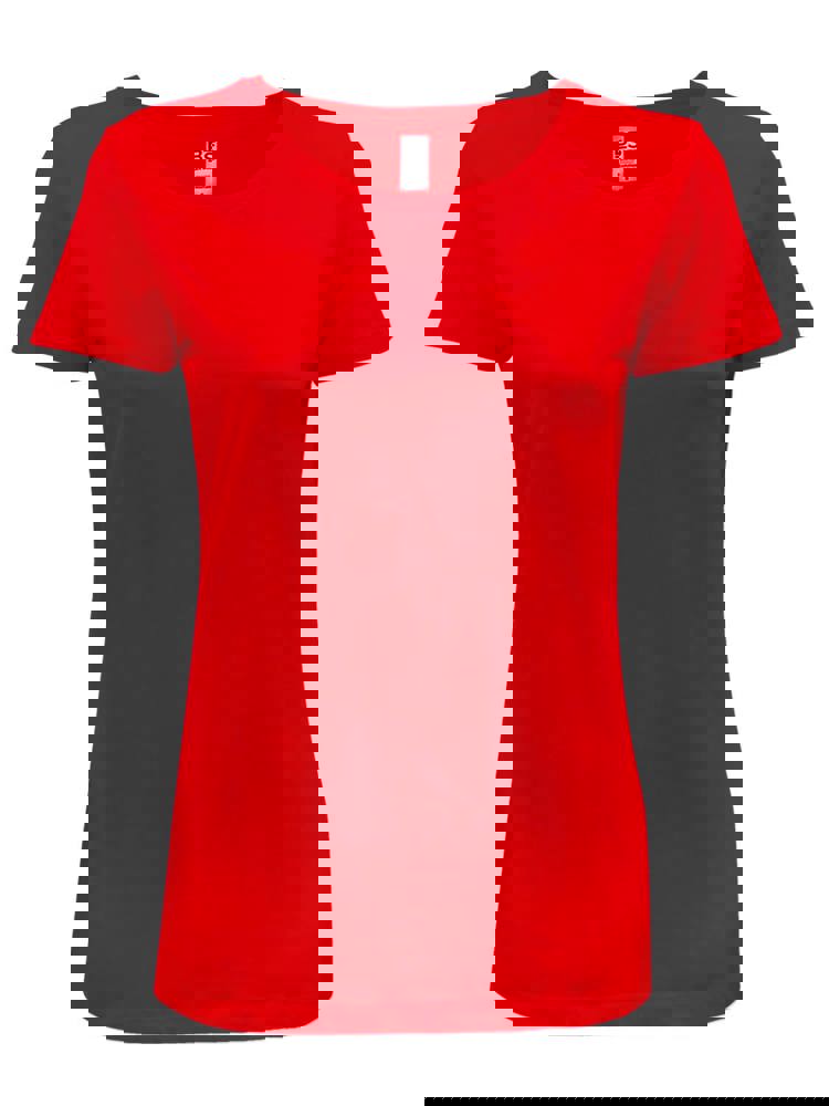 BS Evolution Damen-T-Shirt, 150 g/m2, 100 % Bio-Baumwolle - rot
