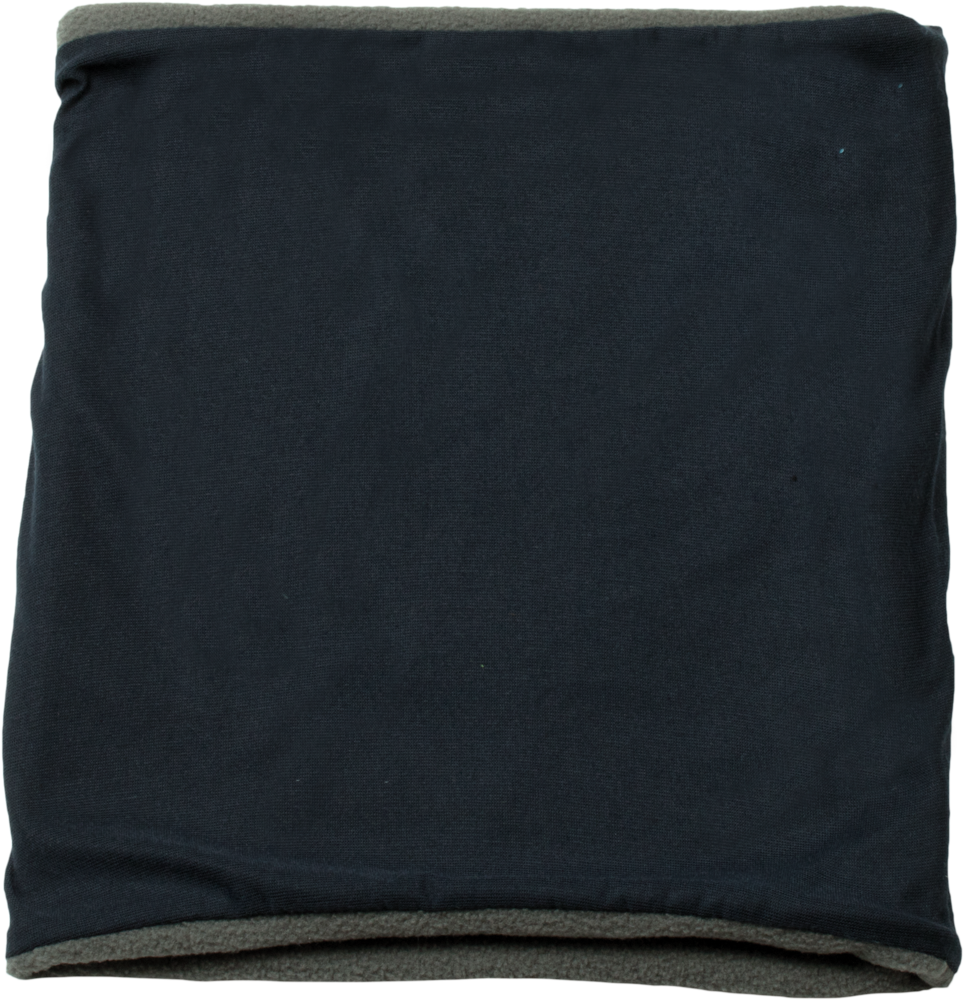 KP121 - Schlauchschal mit Fleecefutter - Navy / Slate Grey
