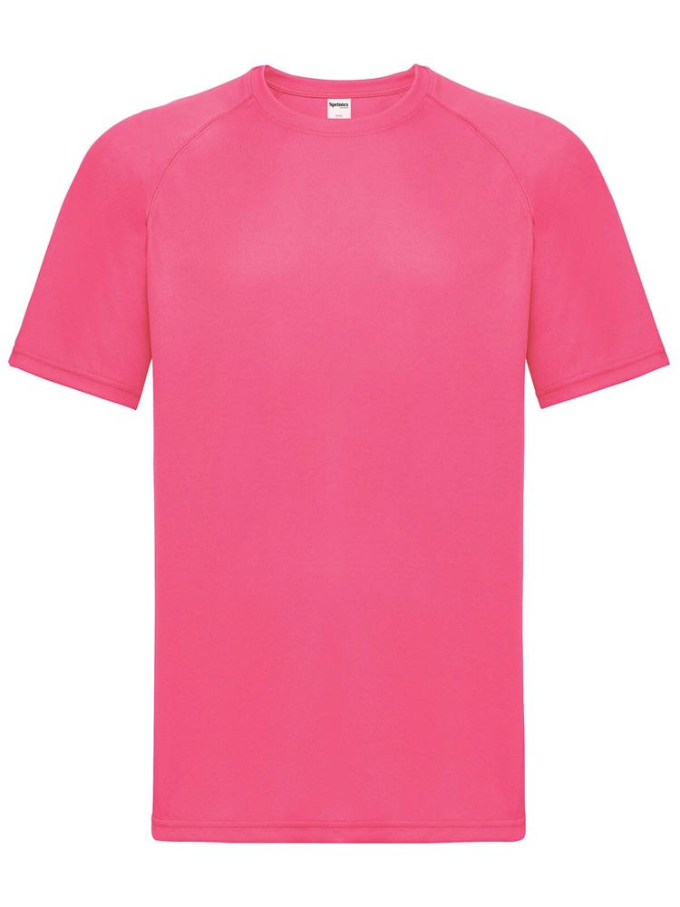 SP Run Sportshirt, 140 g/m2, 100 % Polyester - Pink Fluo