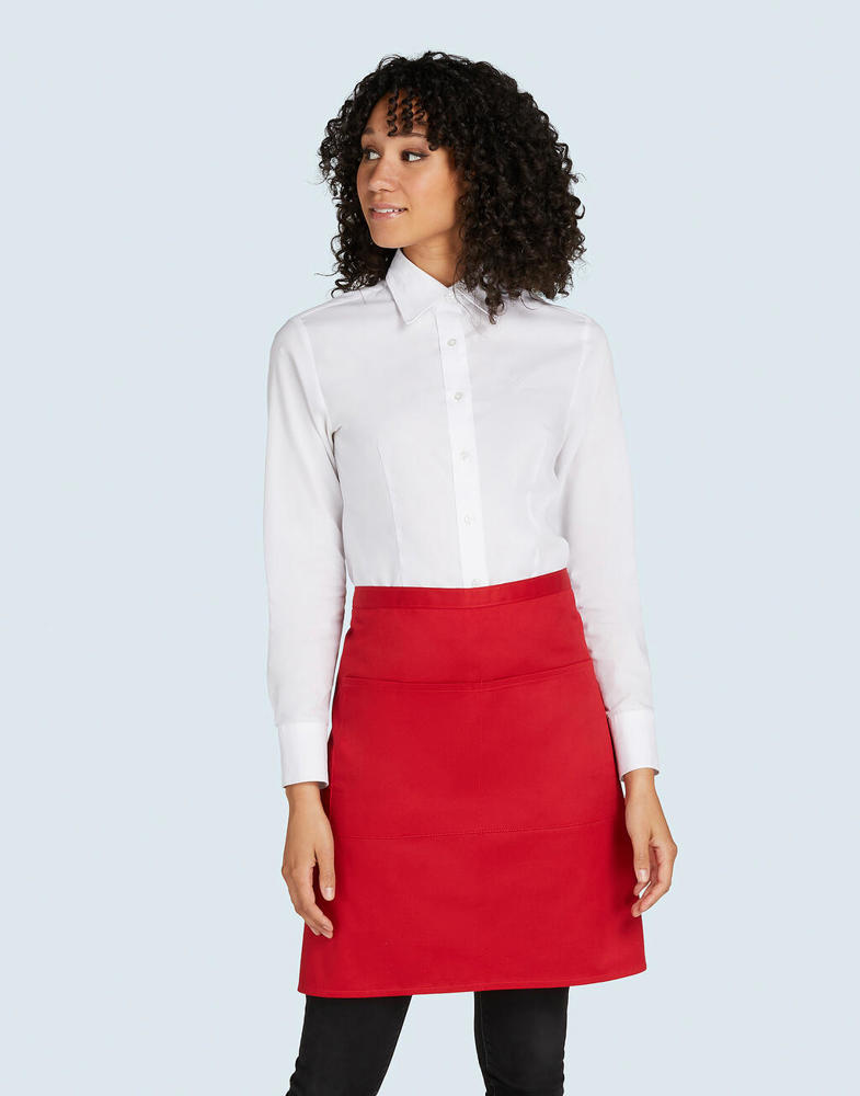 BRUSSELS - Short Bistro Apron with Pocket