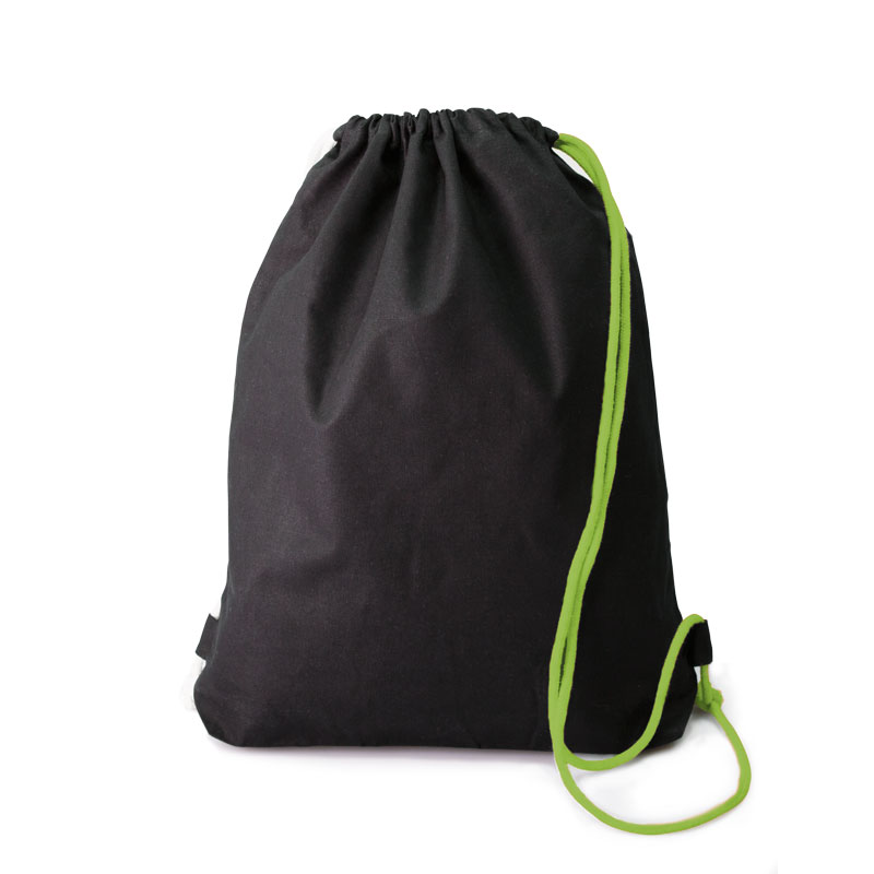 Baumwollrucksack Whoopie - black/green
