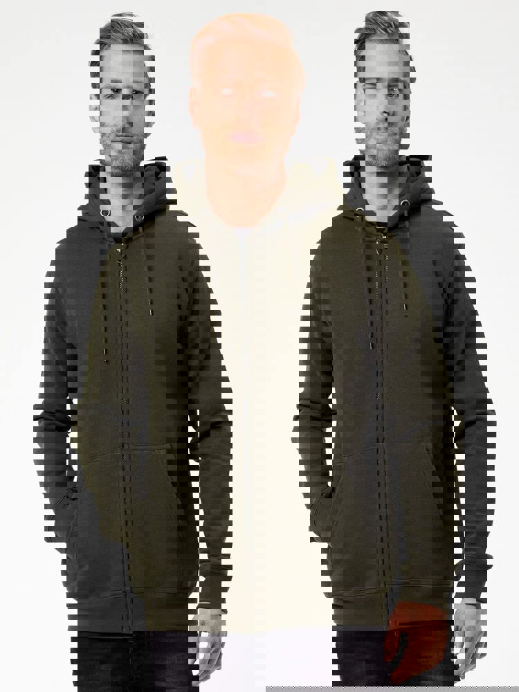 BS Vega Hoodie mit durchgehendem Reißverschluss, 280 gr/m²