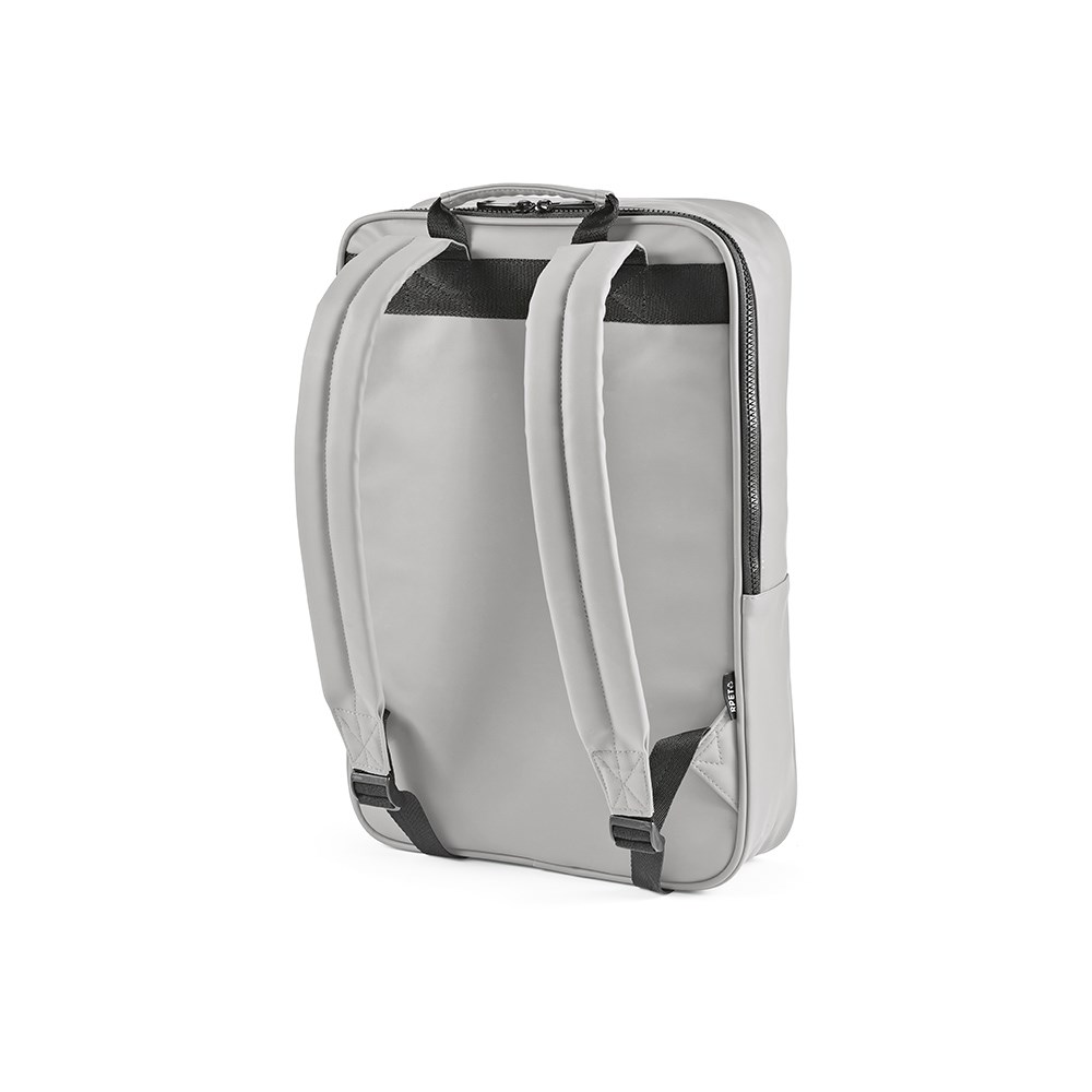 Amsterdam 16L Rucksack aus rPU uns rPET. Laptops bis 17" - Hellgrau