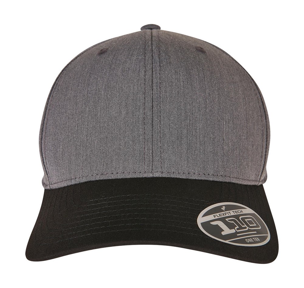 110 Melange Mix Cap - Dark Grey/Black