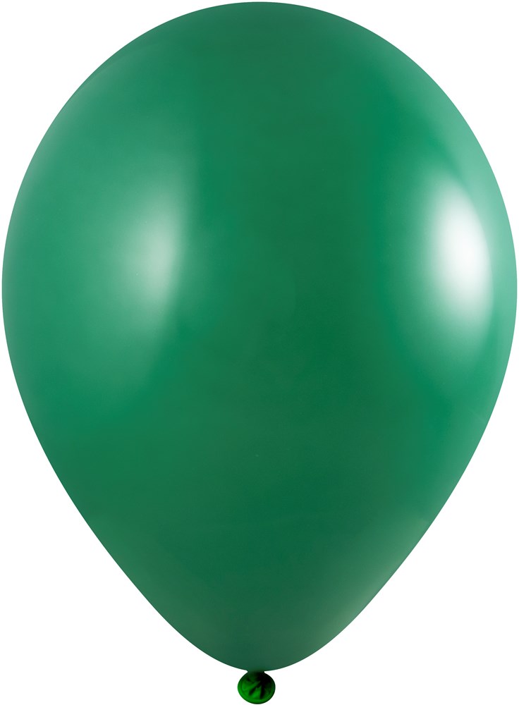 Ballons ohne Druck 85/95 cm - Ø 33 cm - 11 inch - Dunkelgrün (1165) Pastel (± PMS 7734)