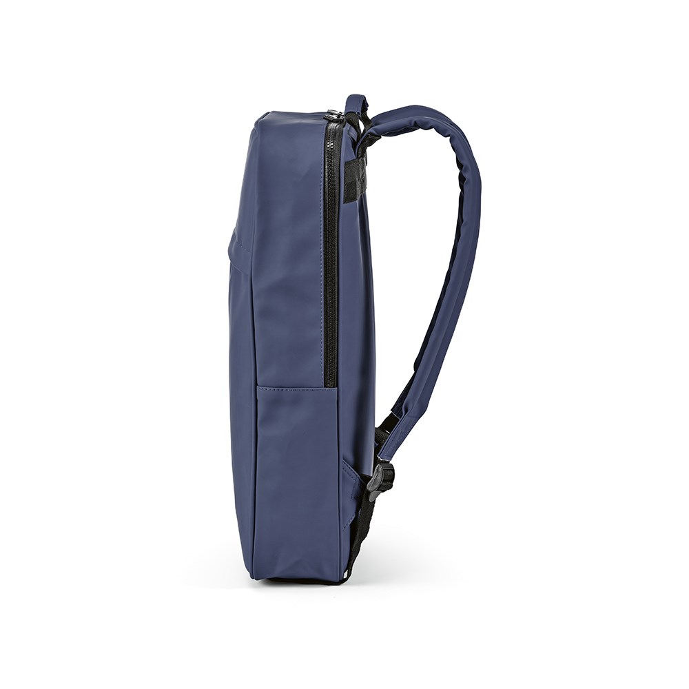 Amsterdam 16L Rucksack aus rPU uns rPET. Laptops bis 17" - Blau