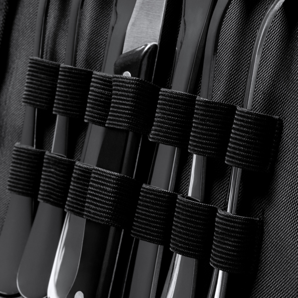 BESTECK-SET TRIVOR S/EINHEITSGRÖSSE BLACK