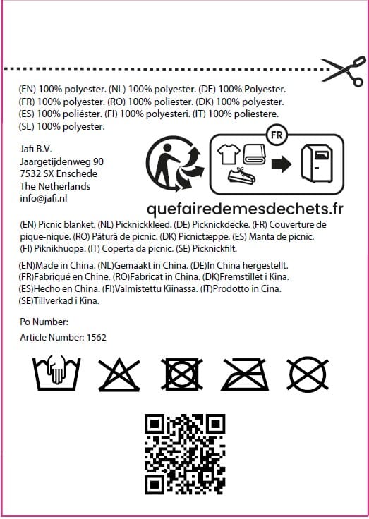 Fleecedecke 150x120 cm, 200 gr/m²