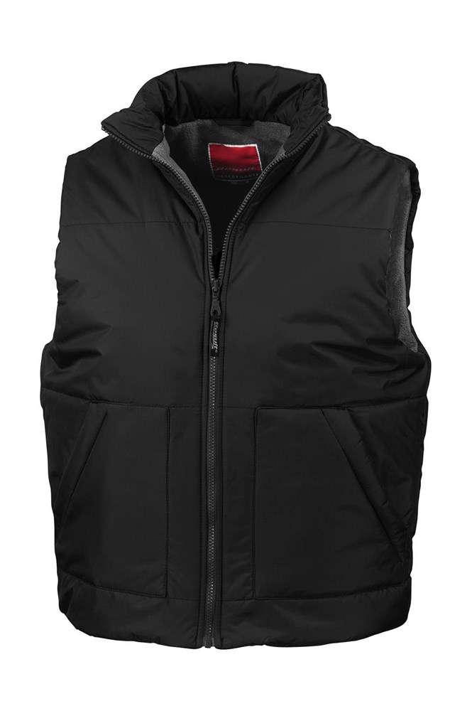 Fleece Lined Bodywarmer - Black