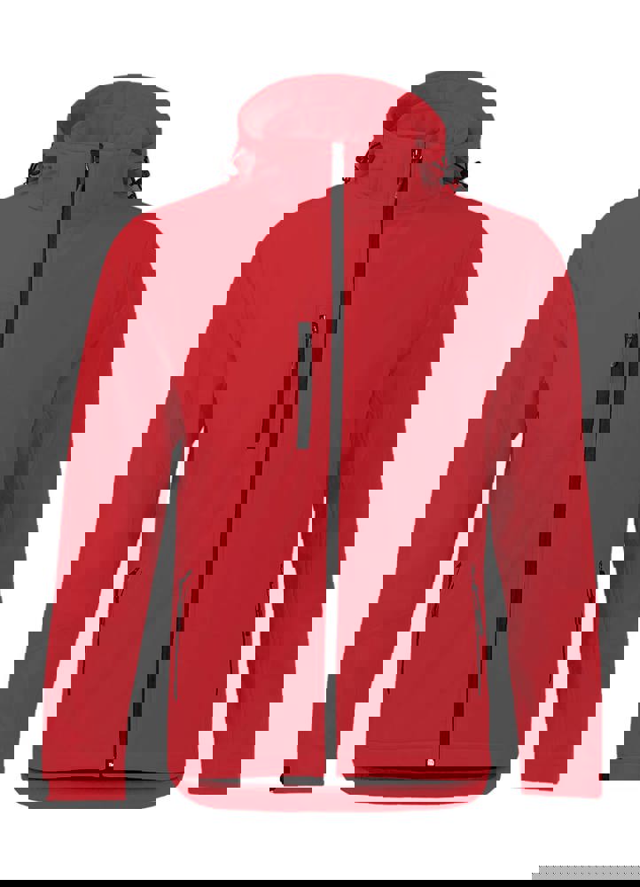 BS Storm Softshell-Jacke, 340 g/m2, 96 % Polyester / 4 % Elastan - Rot (PMS 186c)