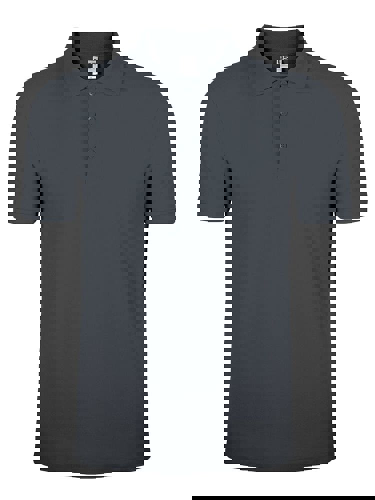 BS Evolution Polo, 180 g/m2, 100 % Baumwolle - Dunkelgrau (PMS 7540C)