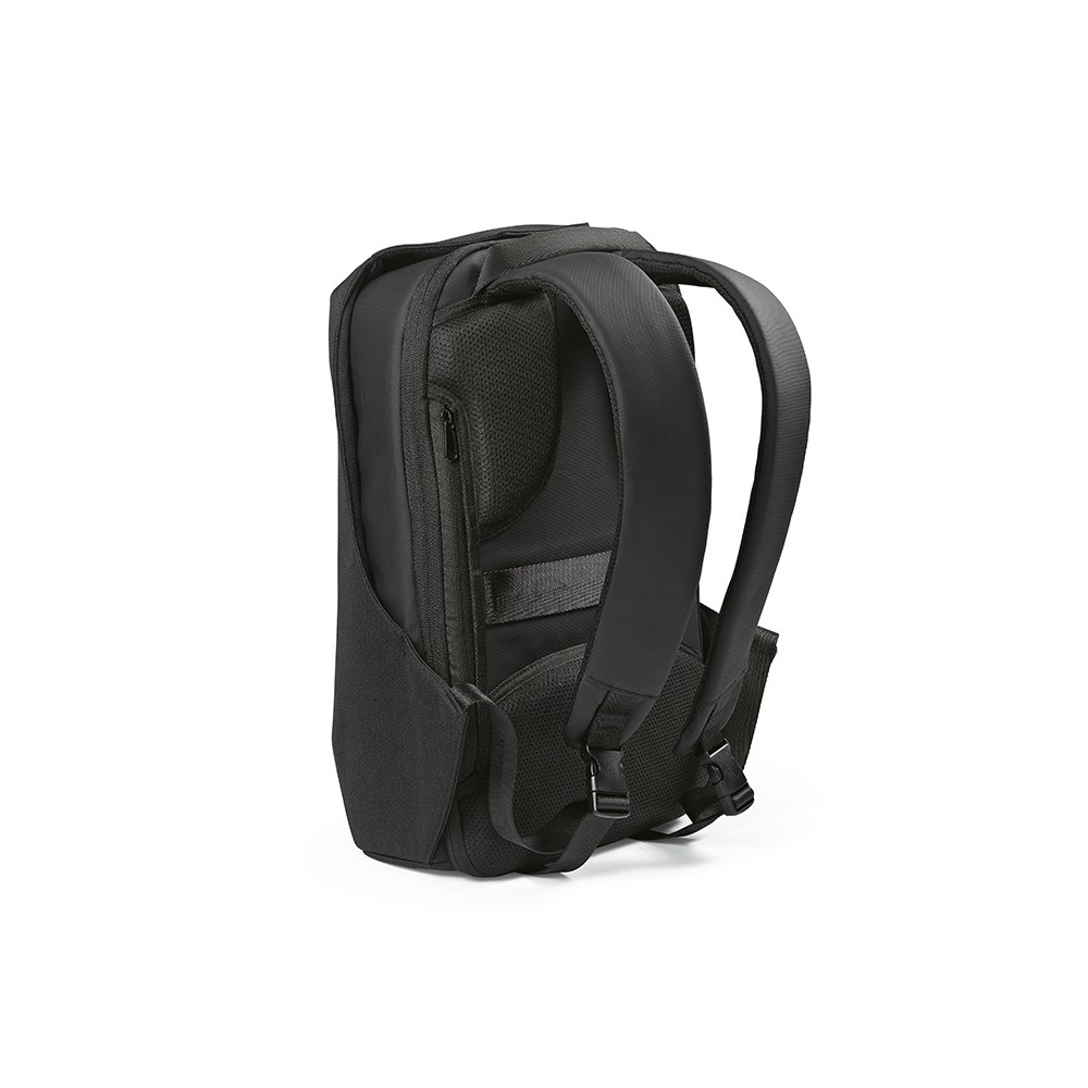 Abrantes 20L Rucksack rPET - TSA-Schloss und schnittfester Stoff - Schwarz