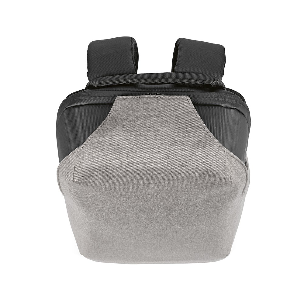 Abrantes 20L Rucksack rPET - TSA-Schloss und schnittfester Stoff - Hellgrau