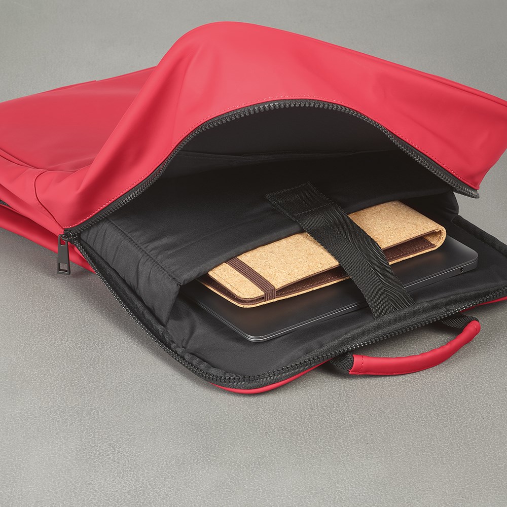 Amsterdam 16L Rucksack aus rPU uns rPET. Laptops bis 17" - Burgund