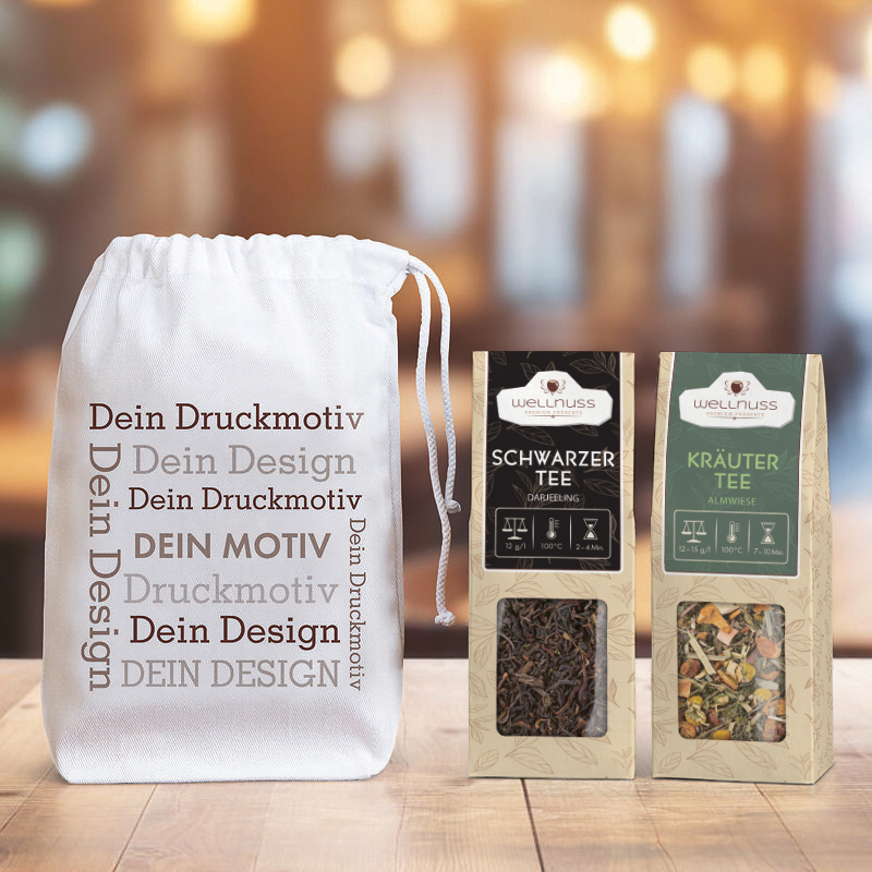 2 Tee Spezialitäten im Baumwollsäckchen